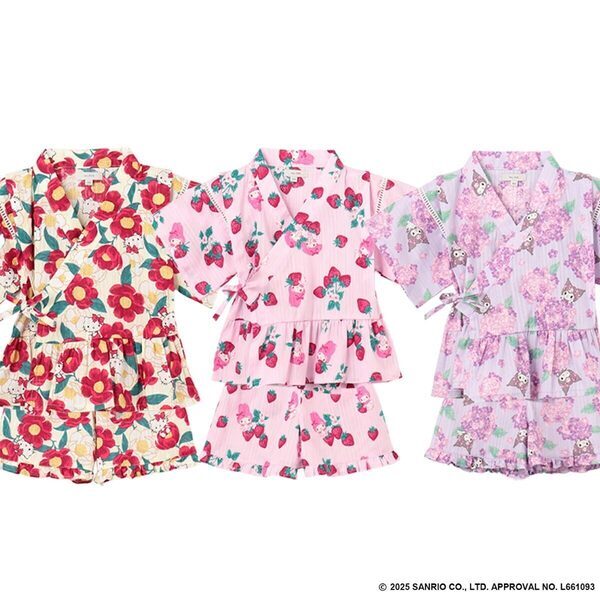 かわいい♡【着脱簡単！】ハローキティ、マイメロディ、クロミとお祭り気分♪ anyFAMの新作浴衣＆甚平