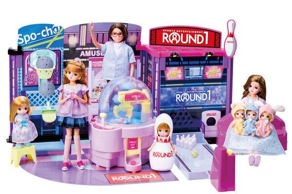 「リカちゃん」サイズのボウリング!? ROUND1の人気ゲームをリカちゃんサイズで再現したプレイセットが登場