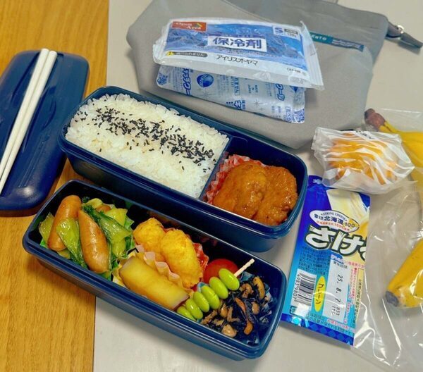 小倉優子さん美味しそうな長男のお弁当を公開、工夫していることとは「暑くなってくるとお弁当の傷みも心配」