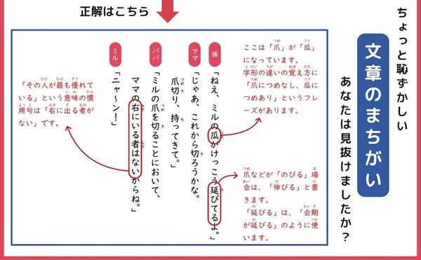 子どもだけでなく大人もハマる！ よく読むと「なんか変」な文章まちがい探し本が発売