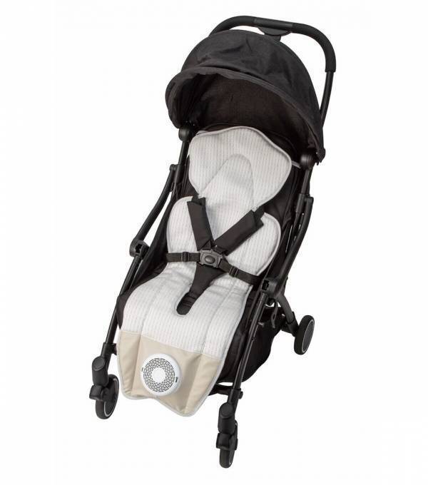 【赤ちゃんと涼しくおでかけ！】ニトリが“接触冷感×送風”の「ひんやり接触冷感のファン付きベビーカーシート」新発売！