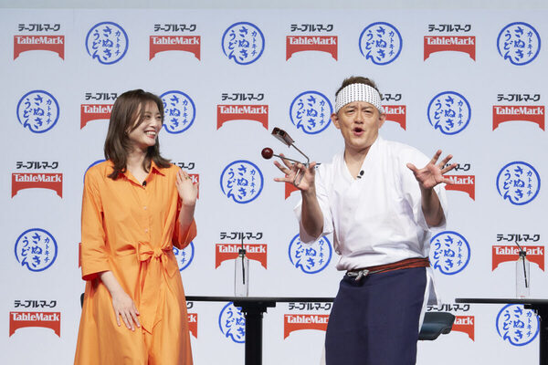 "さぬきうどん師匠"こと井戸田潤さんが、料理の腕前を披露！「テーブルマーク カトキチさぬきうどん」PRイベントレポート