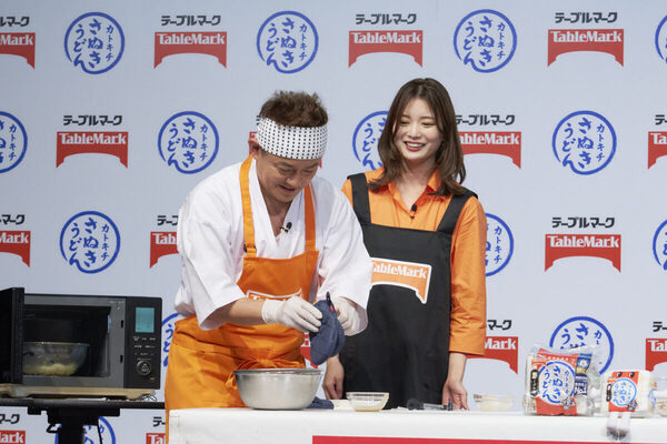 "さぬきうどん師匠"こと井戸田潤さんが、料理の腕前を披露！「テーブルマーク カトキチさぬきうどん」PRイベントレポート