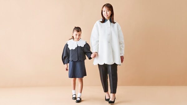 【yori×familiar】シックでエレガントな親子リンクコーデが完成♡ ハレの日にもオシャレな普段着にも