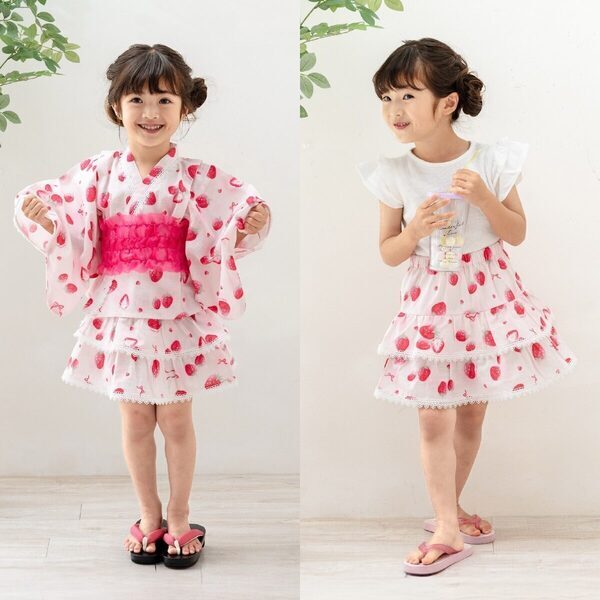めっちゃかわいい♡キッズ浴衣【新作コレクション】子どもでも着られる「ワンピースタイプ」「2WAY浴衣」「浴衣ドレス」