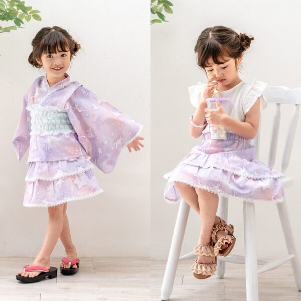 めっちゃかわいい♡キッズ浴衣【新作コレクション】子どもでも着られる「ワンピースタイプ」「2WAY浴衣」「浴衣ドレス」