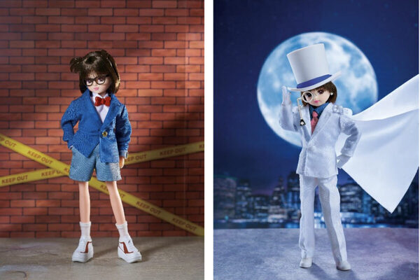 あなたのリカちゃんはコナンくん派？ それともキッドさま派？ アニメ『名探偵コナン』モチーフのリカちゃんが発売！