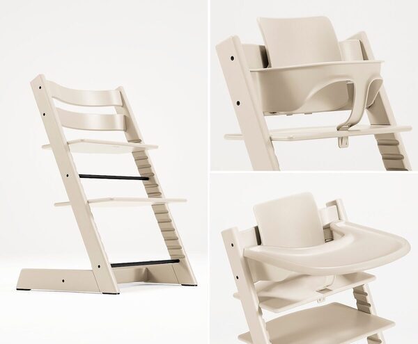 オシャレ！ストッケの名作チェア「トリップ トラップ」に上品な新色バニラホワイト登場【アカチャンホンポ限定】