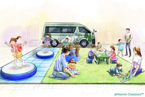 ムーミンが全国各地へやってくる！ 移動式あそび場「ムーミン ファンデリバリー」がスタート