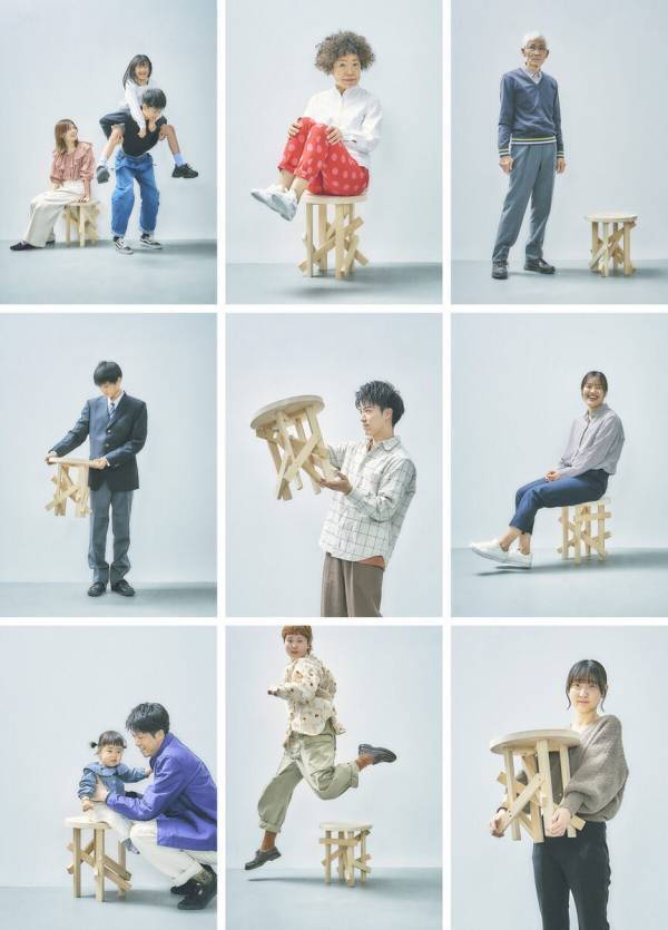 隈研吾氏監修の特別なスツールを親子で作ってみよう。この夏限定の割引「ふたりで割。」がスタート