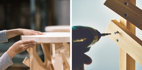 隈研吾氏監修の特別なスツールを親子で作ってみよう。この夏限定の割引「ふたりで割。」がスタート