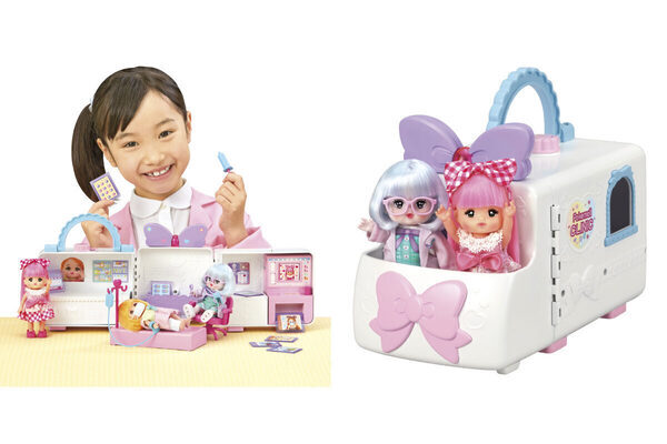 メルちゃんがお手当て♪ポケットメルちゃんに、広げて遊べるクリニックが新登場