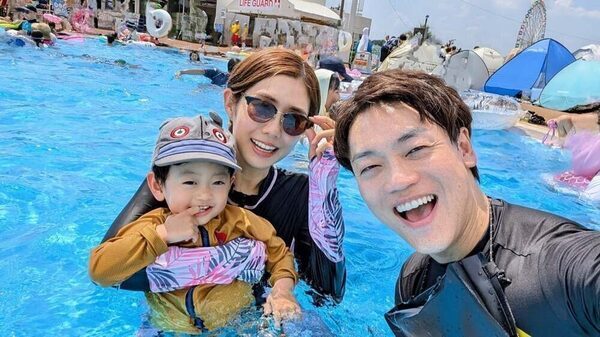 おばたのお兄さん「かなり反省点を生かせた」子連れプール対策を山崎夕貴さんも絶賛！