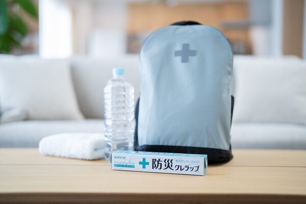 被災地からの声をきっかけに開発。災害時に役立つ特別パッケージの「防災クレラップ」新発売