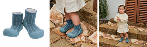 秋冬にぴったり♡ まるで裸足のような、赤ちゃんの足を育てる“歩育シューズ”に新作登場！