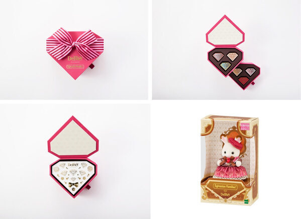 特別ドレスの赤ちゃん付き！シルバニアファミリー×老舗ショコラトリー・デルレイの豪華セットが登場