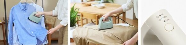 “出かける前の15秒”【新発売】BRUNO 2WAY衣類スチーマーで朝の身支度を時短