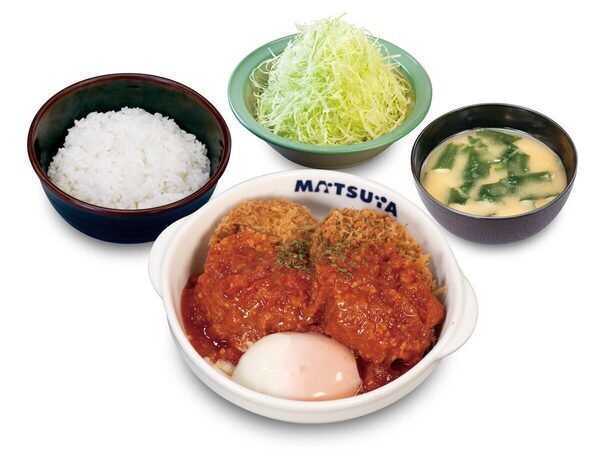 ついにキター！【松のや×松屋】夢のコラボ実現！“うまトマロースかつ”新登場