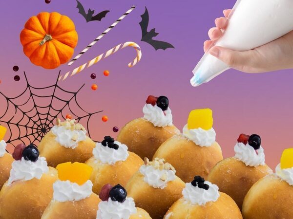 【夢のような食べ放題が実現！】ドーナツ＆ふわふわホイップも無限にめしあがれ♪ハロウィンパーティーにぴったりの限定コース