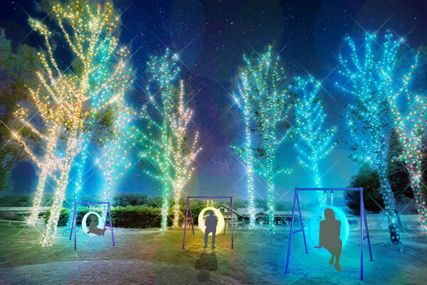 約100万球が光り輝く。大阪・堺の「ハーベストの丘」でイルミネーションイベント