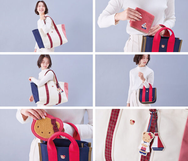 東西で“くまちゃん”が変わる！「ファミリアの神戸・東京限定アイテム」発売！店舗受取と刺繍イベントを同時スタート