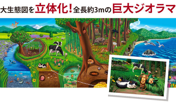 巨大ジオラマにコビト実物大パネル！大丸ミュージアムで「こびとづかんEXPO」開催