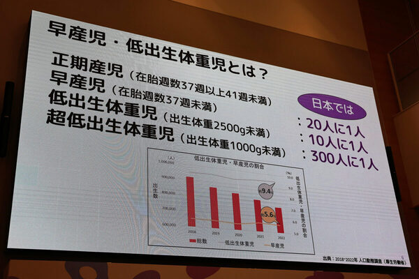 モデル・静まなみさんが34週目に1787gで出産！ 「世界早産児デー」普及啓発イベント開催