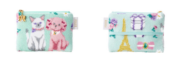 土屋鞄「grirose」×FEILER第3弾、初の犬猫モチーフが“可愛いを超えた可愛さ”と話題