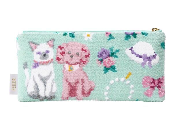 土屋鞄「grirose」×FEILER第3弾、初の犬猫モチーフが“可愛いを超えた可愛さ”と話題