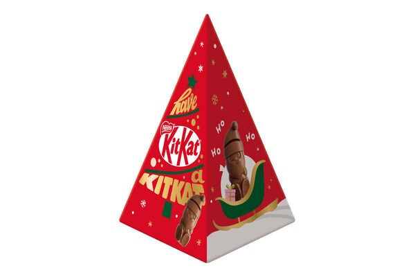 ギフトにぴったり！ツリーのオーナメントにも♪サンタの形の「キットカット ホリデイサンタ」が登場