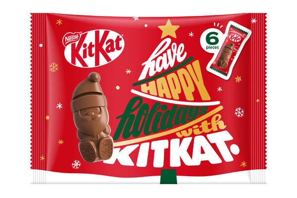ギフトにぴったり！ツリーのオーナメントにも♪サンタの形の「キットカット ホリデイサンタ」が登場
