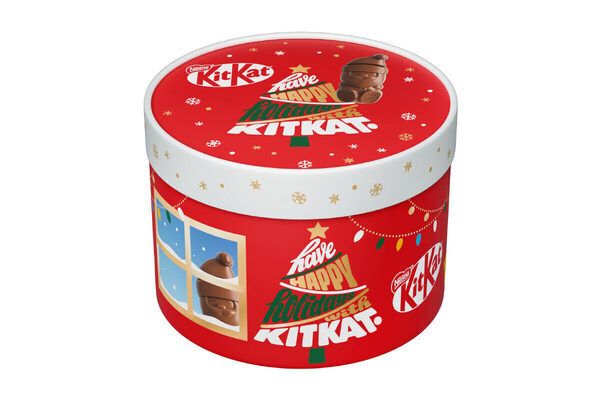 ギフトにぴったり！ツリーのオーナメントにも♪サンタの形の「キットカット ホリデイサンタ」が登場