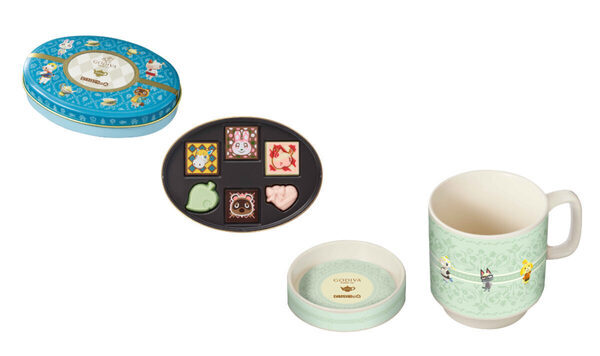 しずえやたぬきちがキュートなチョコに♪ゴディバ×任天堂『どうぶつの森』のバレンタインコレクション発売