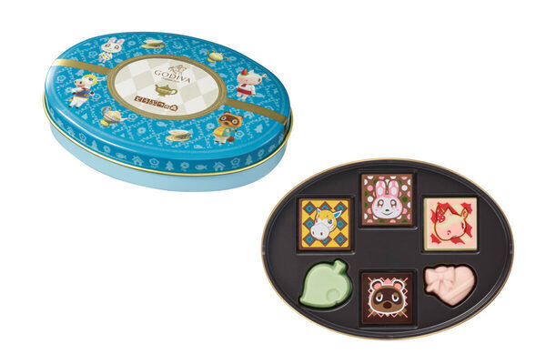しずえやたぬきちがキュートなチョコに♪ゴディバ×任天堂『どうぶつの森』のバレンタインコレクション発売