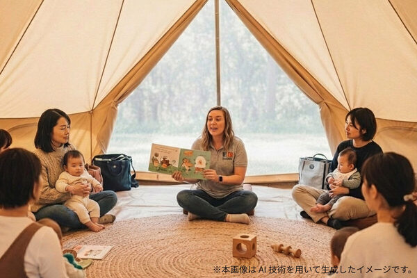 つくば市の泊まれるテーマパーク「BUB RESORT Tsukuba」で、0～2歳向けの親子英語プログラムがスタート