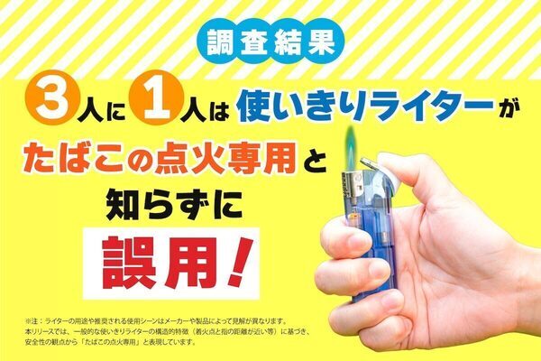 【危険】使いきりライターでろうそくに火をつけないで！「3人に1人が誤用」ライターメーカーが警鐘
