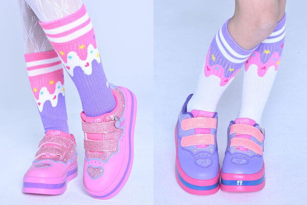 歩くと光る！しなこ×ABCマートのコラボ靴が超かわいい♡ 抽選で「しなこちゃん写メ会」当たるキャンペーンも