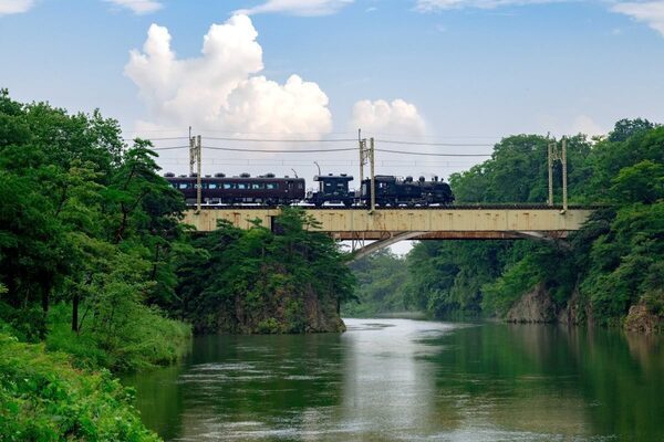 【車なし、荷物はリュックだけ】特急リバティで行く父子キャンプに初挑戦。SL大樹が見えた！買い出しも焚火もふたりで…