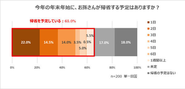 孫の帰省で一番したいことは？ 買い物や外出よりも祖父母が楽しみいしていることが判明