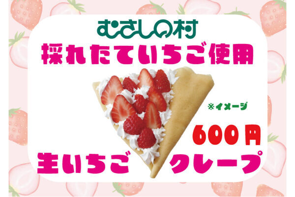 【祝57周年★1/17-18は入園無料】むさしの村がいちごまみれ！いちご狩りに食べ比べ、巨大いちごフォトスポットも登場