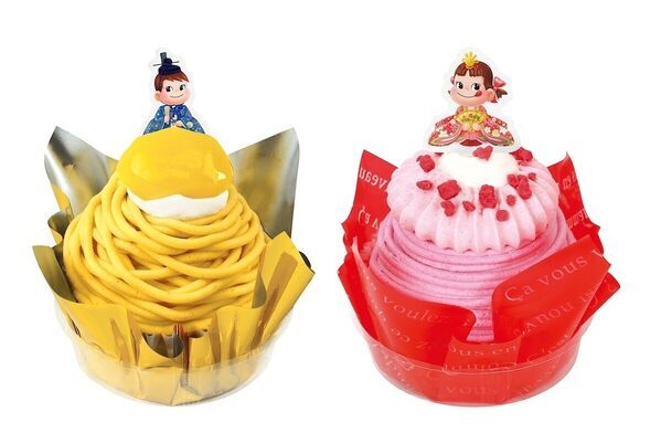 ペコちゃん×サンリオ×アンパンマンが夢の競演。春を彩る豪華ケーキで、家族みんなが笑顔になる「不二家でひなまつり」