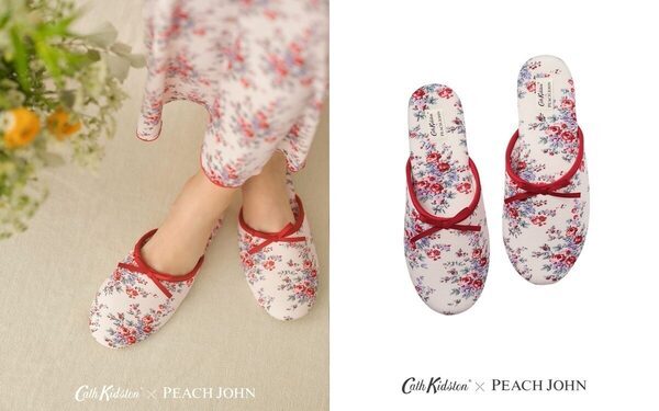 【禁断のコラボ】PEACH JOHN×Cath Kidstonが描くノスタルジックな花々に抱かれる、可愛い“誘惑”ランジェリー