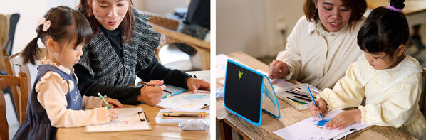 「普通の色鉛筆には戻れない…！」クレヨン並みに濃く描けて、水で落ちる！パイロットの『CACORNE』が好奇心を止めない相棒になる