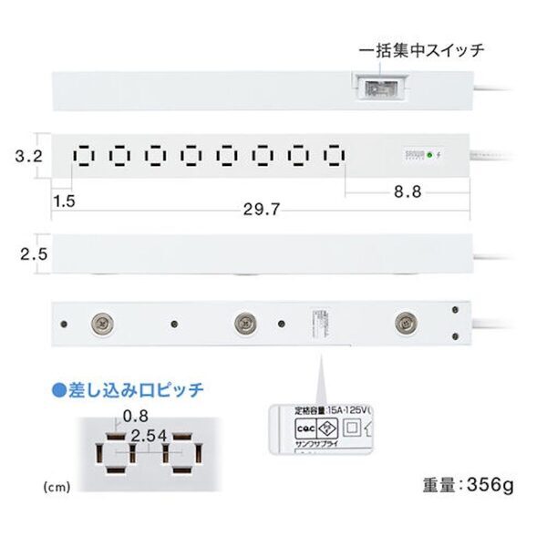 思ってるよりアリ！ナイス！「ACアダプタがじゃまで隣が使えない」問題解決！縦横どこからでも差せる新発想タップが登場