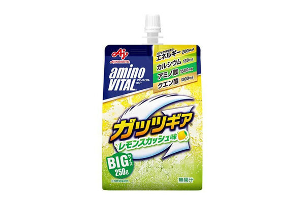 子どもの運動時や塾前の間にぴったり！「アミノバイタル(R) ゼリードリンク ガッツギア(R)」に新フレーバー登場