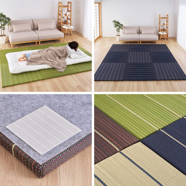 子どもが飛び跳ねても怒らなくていい部屋にしたい。吸音タイプの置き畳が2,500円で子育て家庭の味方になるかも！