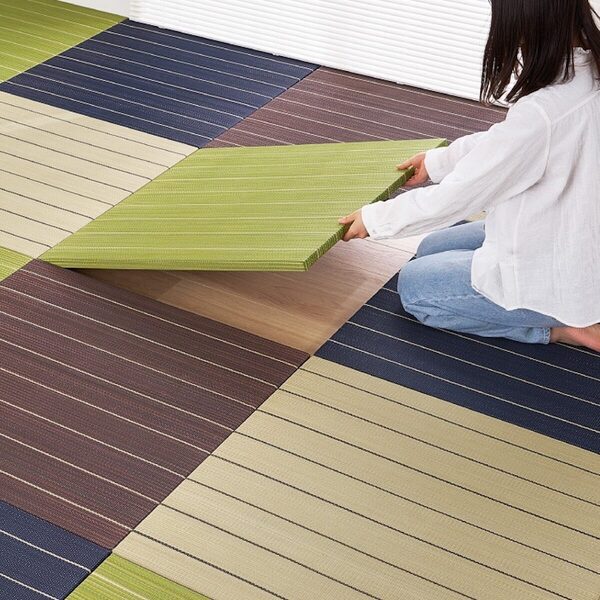 子どもが飛び跳ねても怒らなくていい部屋にしたい。吸音タイプの置き畳が2,500円で子育て家庭の味方になるかも！