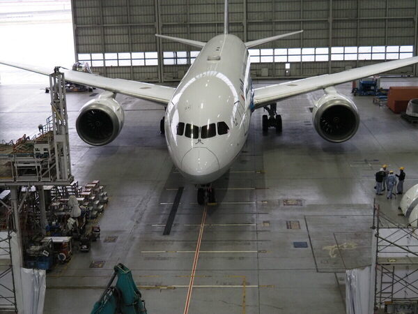 「飛行機がこんなに近くに！」至近距離で浴びるオーラに息子の瞳は一瞬で奪われた！ ANA格納庫見学レポ（東京・大田区）