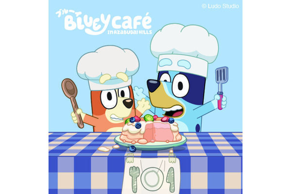 かわいいのなんの♡「ブルーイ」日本初のコラボカフェは5/24まで、特別展示は5/30まで【麻布台ヒルズ】
