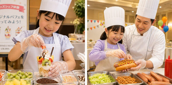 親は食べ放題・子どもはシェフ体験・全員ガチャに挑戦できる。浦和のホテルが仕掛けた夏休みグルメ祭りが家族にぴったり